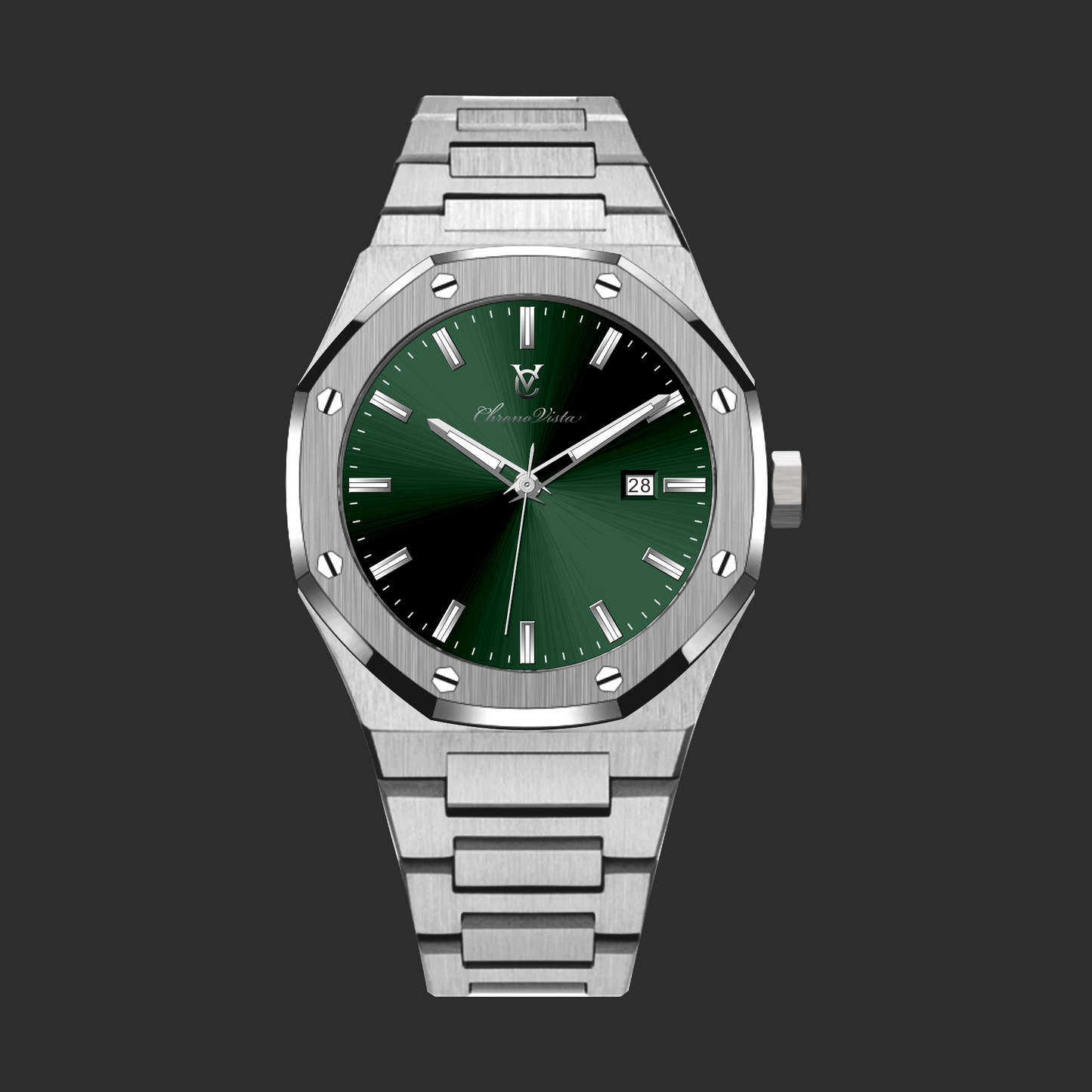 Christmas Green Chronometer